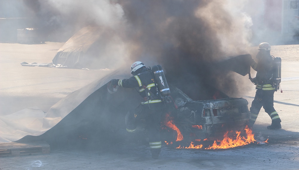 Vlitex Premium Brandbegrenzungsdecke E-Auto-80 Extra Large 8x10m