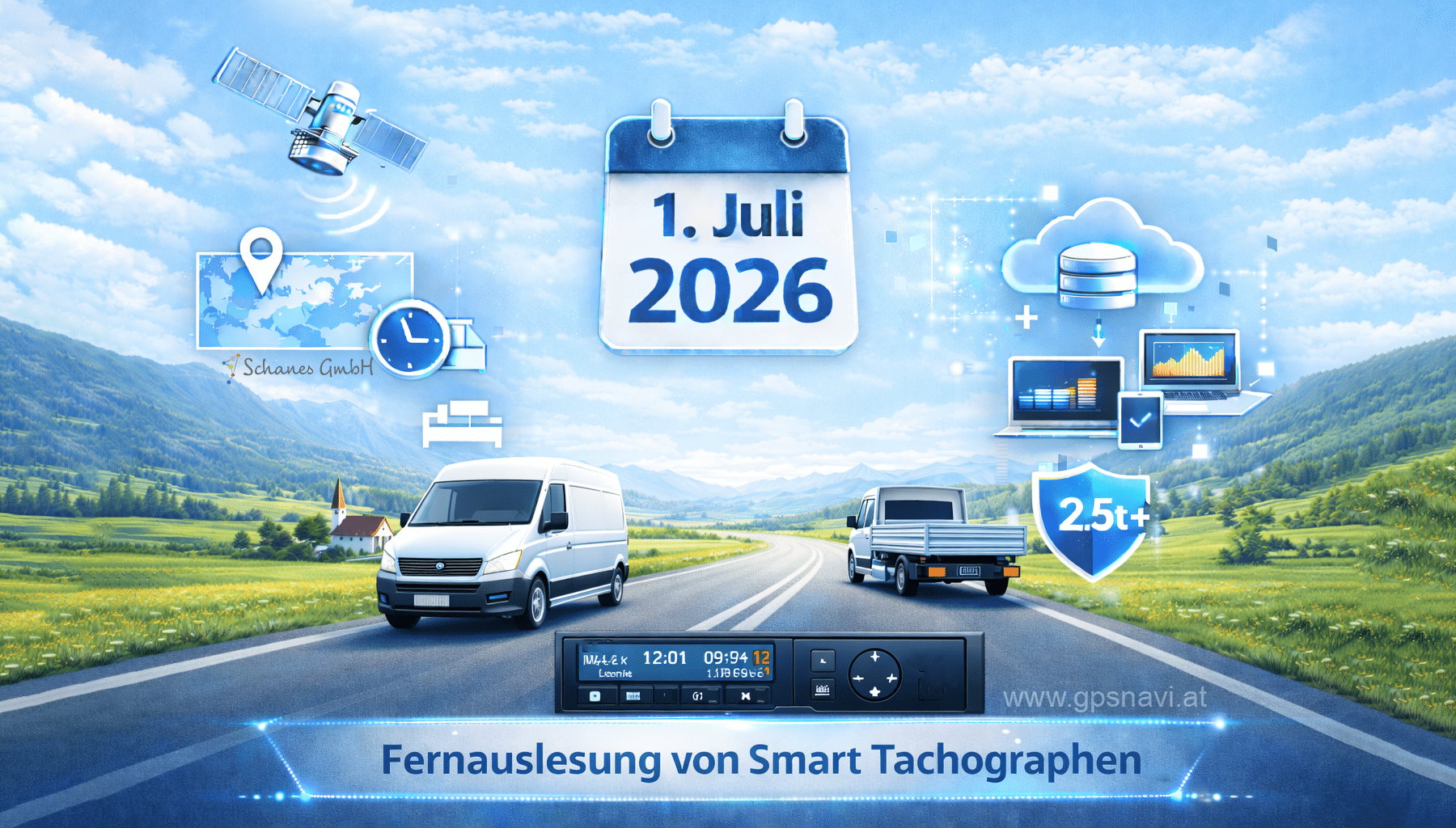 Webfleet Remote Tachograph Download bietet Schanes GmbH