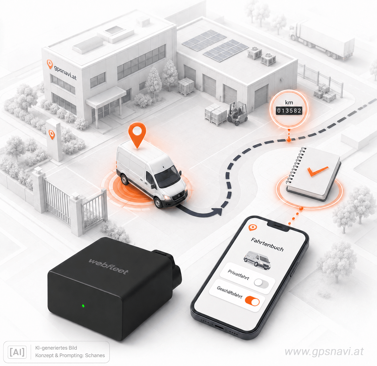 LINK 140 GPS Stecker – digitales Fahrtenbuch